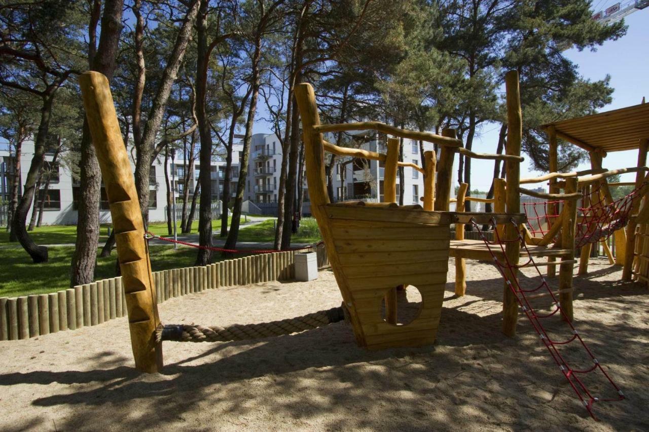 Nadmorski Dwor Wood Apartment Gdańsk Kültér fotó